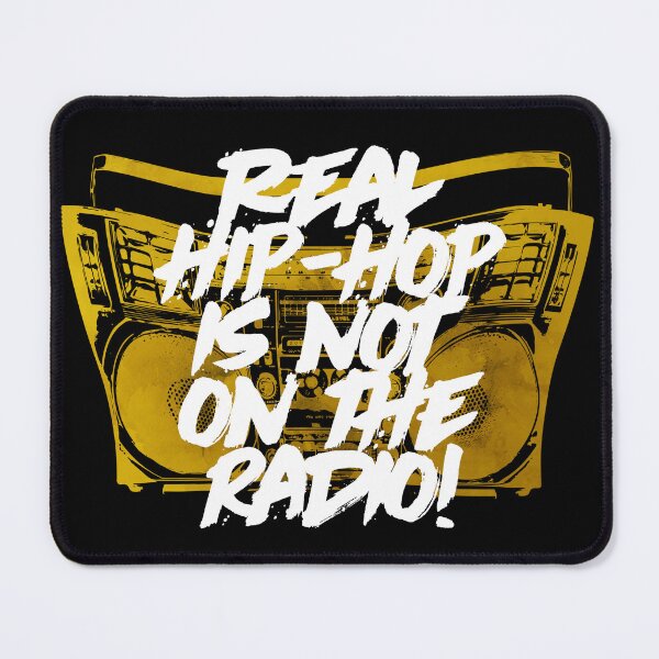 Item preview, Real Hip Hop is not on the Radio Boombox 90s Old School Hip Hop designed and sold by Mr. Graphilip.