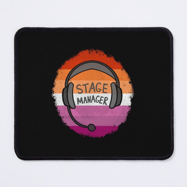 Item preview, Stage Manager Backstage Headset - Lesbian Pride designed and sold by SoybeanTomato.