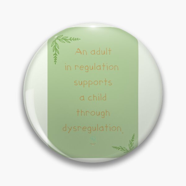 Item preview, An adult in regulation supports a child through dysregulation. designed and sold by Tatamoc.