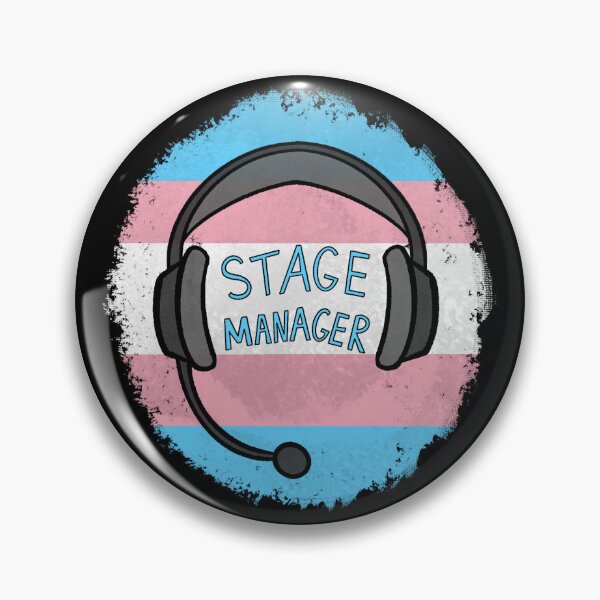 Artikelvorschau, Bühnenmanager-Backstage-Headset - Trans Pride entworfen und verkauft von SoybeanTomato.