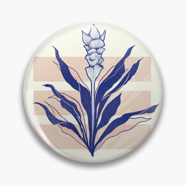 Item preview, Turmeric plant botanical illustration designed and sold by Rômulo Queiroz.