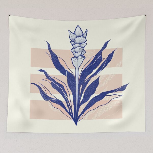 Item preview, Turmeric plant botanical illustration designed and sold by Rômulo Queiroz.