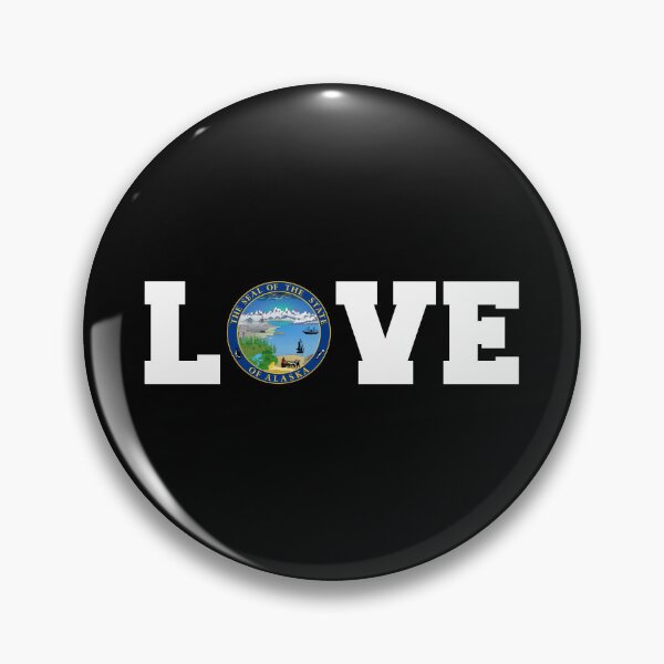 Item preview, Vintage Alaska State Seal Love designed and sold by US States Merch.