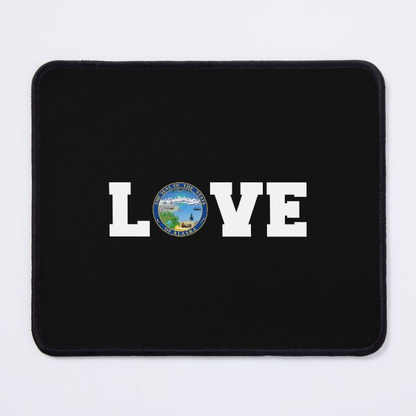Item preview, Vintage Alaska State Seal Love designed and sold by US States Merch.