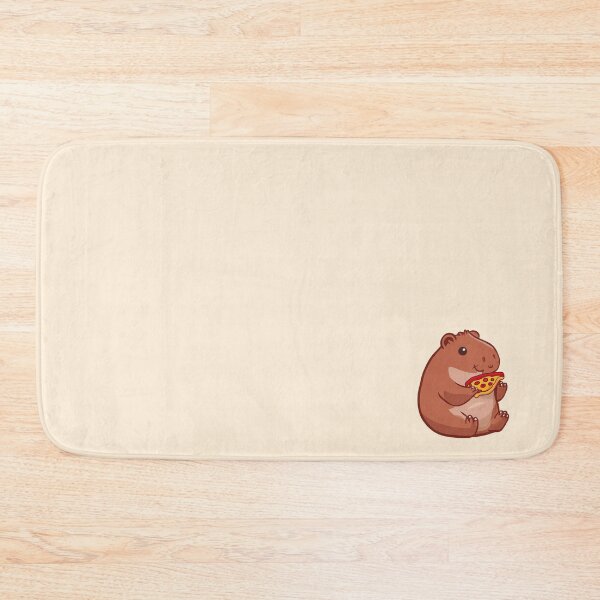 Item preview, Cute Capybara Pizza Kawaii designed and sold by canvadreamer444.