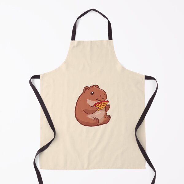 Item preview, Cute Capybara Pizza Kawaii designed and sold by canvadreamer444.