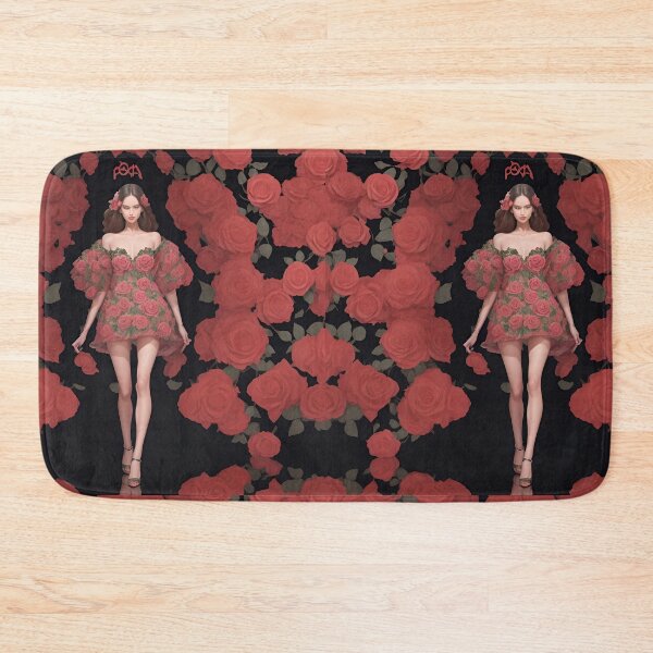 Item preview, feminine young woman covered in roses designed and sold by Carlos Gudino.