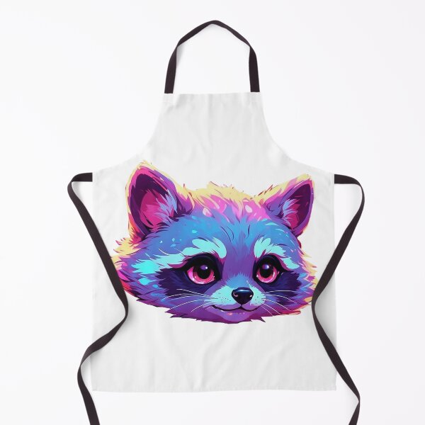 Item preview, Purple raccoon face  designed and sold by LevCreates.