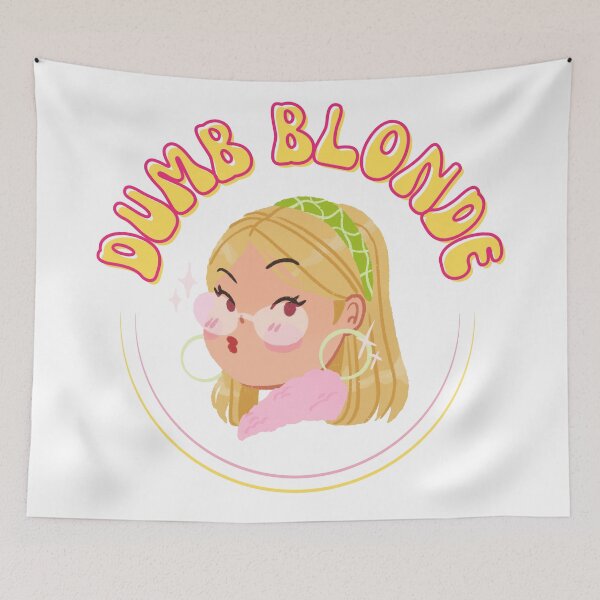 Item preview, Dumb Blonde Cutie Sticker designed and sold by Starving  Artist.