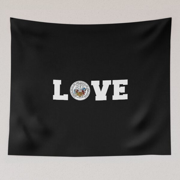 Item preview, Vintage Arkansas State Seal Love designed and sold by US States Merch.