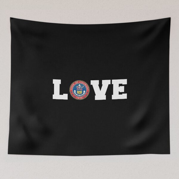 Item preview, Vintage Colorado State Seal Love designed and sold by US States Merch.