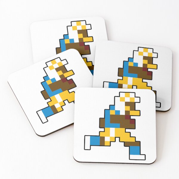 Item preview, 8-Bit Los Angeles Retro Pixel Football Player designed and sold by Bo-Bros-Tees.