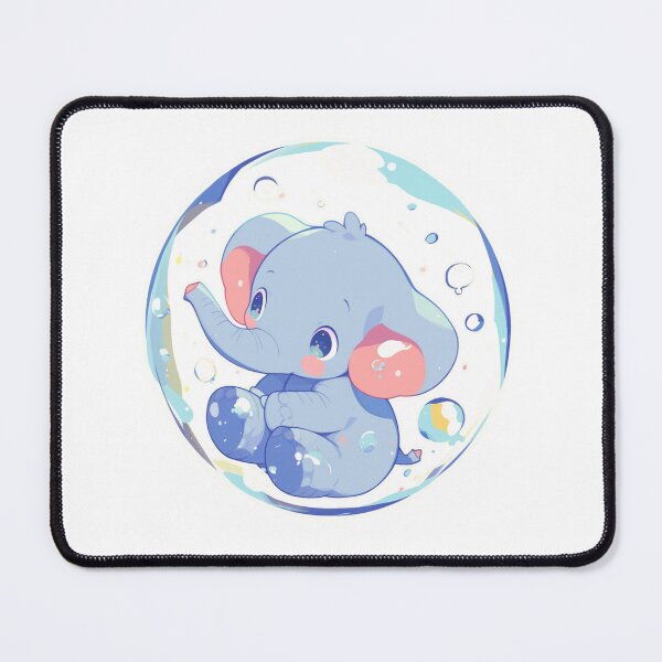 Item preview, Elephant // Cute Elephant art // Elephants // children // Bubbles // Baby Elephant designed and sold by SMARTKIT DESIGNAGENCY.