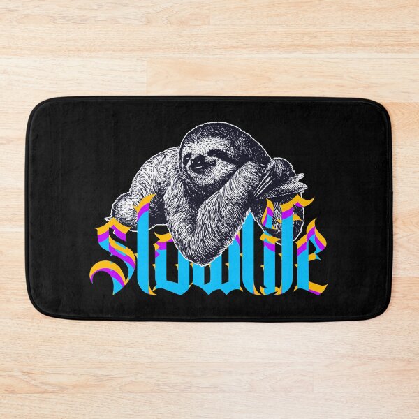 Item preview, Slow Life Funny Sloth Design 90s Golden Era Hip Hop Graffiti  designed and sold by Mr. Graphilip.