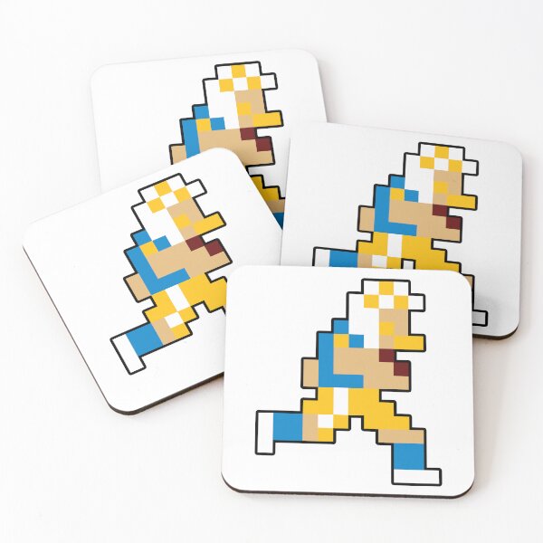 Item preview, 8-Bit Los Angeles Retro Pixel Football Player designed and sold by Bo-Bros-Tees.