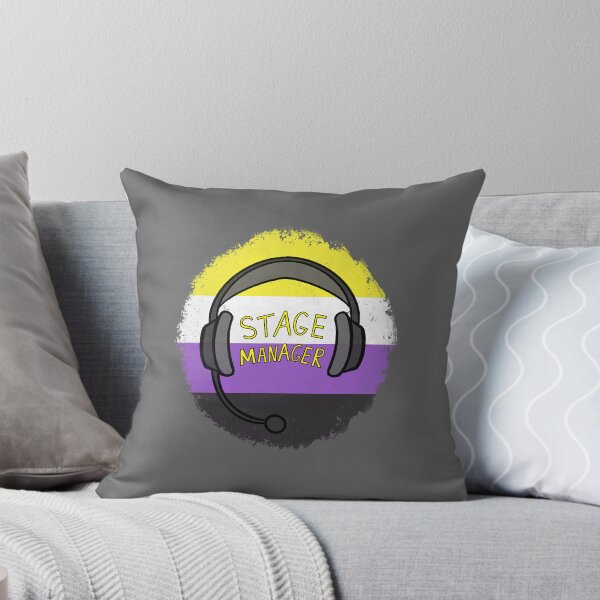 Item preview, Stage Manager Backstage Headset - Non-Binary Pride designed and sold by SoybeanTomato.