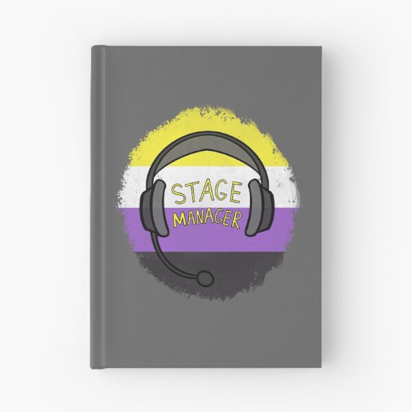 Item preview, Stage Manager Backstage Headset - Non-Binary Pride designed and sold by SoybeanTomato.