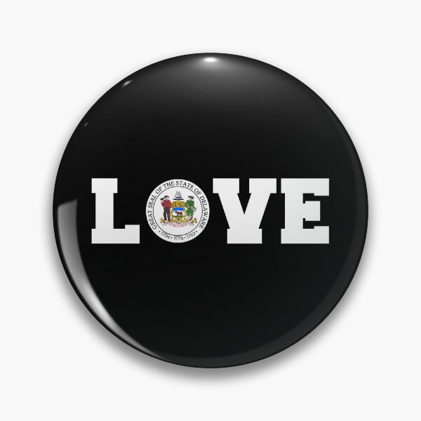 Item preview, Vintage Delaware State Seal Love designed and sold by US States Merch.