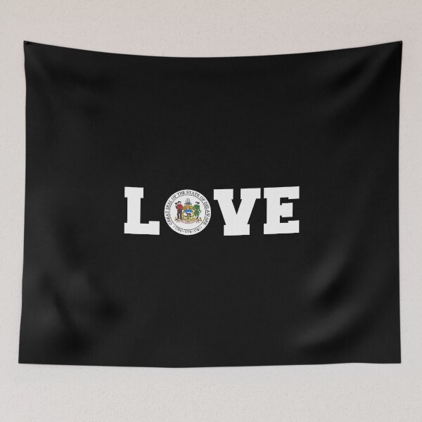 Item preview, Vintage Delaware State Seal Love designed and sold by US States Merch.