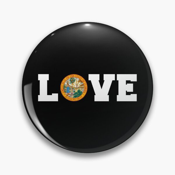 Item preview, Vintage Florida State Seal Love designed and sold by US States Merch.