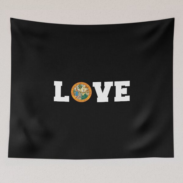 Item preview, Vintage Florida State Seal Love designed and sold by US States Merch.