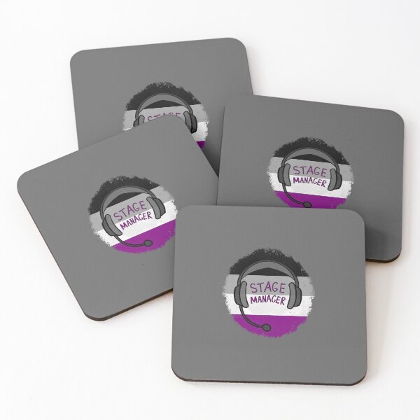 Item preview, Stage Manager Backstage Headset - Asexual Pride designed and sold by SoybeanTomato.