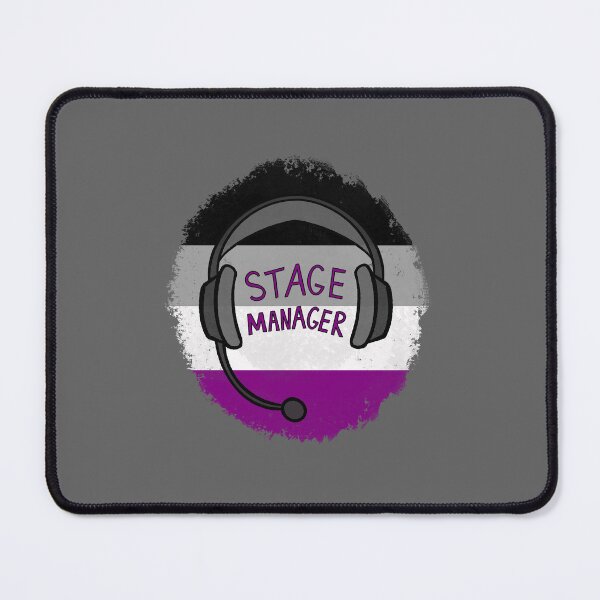 Item preview, Stage Manager Backstage Headset - Asexual Pride designed and sold by SoybeanTomato.