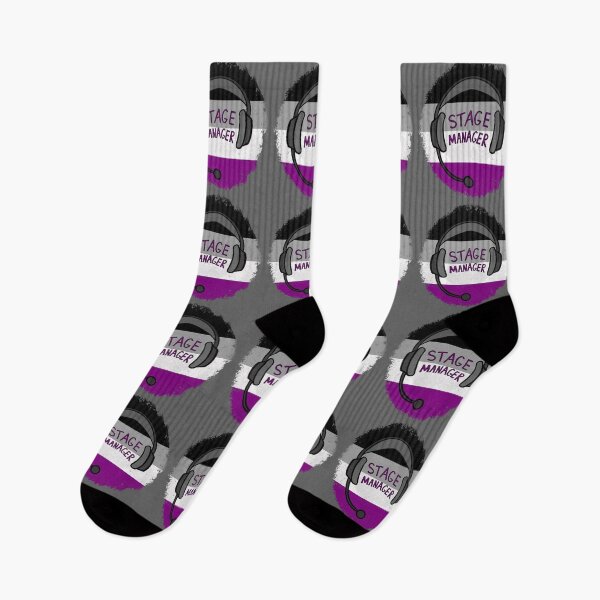 Item preview, Stage Manager Backstage Headset - Asexual Pride designed and sold by SoybeanTomato.