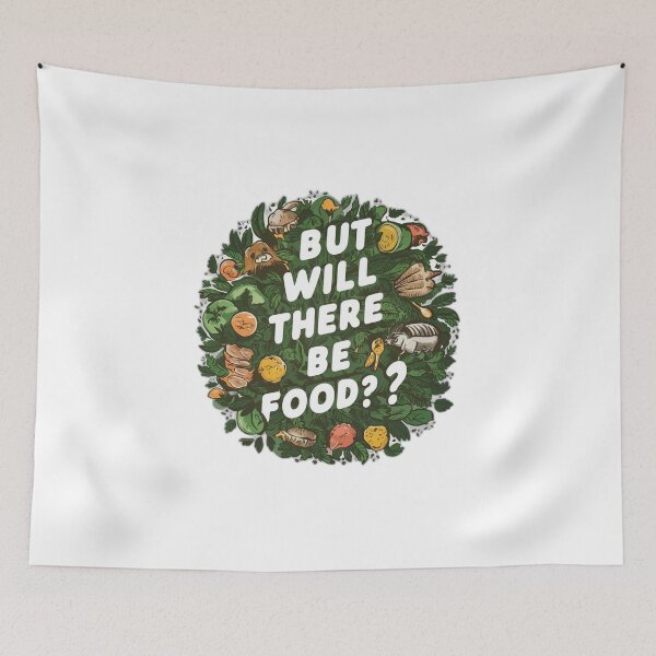 Item preview, but will there be food? text designed and sold by onicaras.