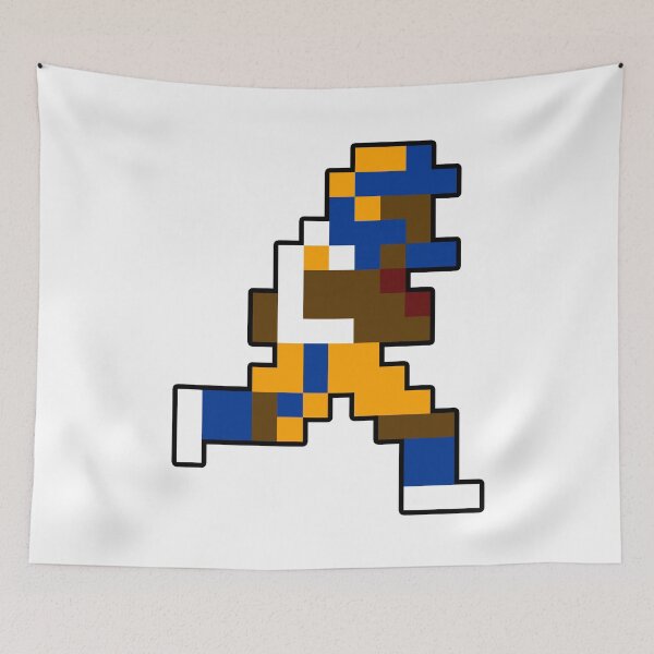 Item preview, Jugador de fútbol de píxeles retro de Los Ángeles de 8 bits designed and sold by Bo-Bros-Tees.
