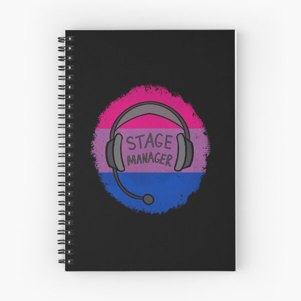 Item preview, Stage Manager Backstage Headset - Bisexual Pride designed and sold by SoybeanTomato.