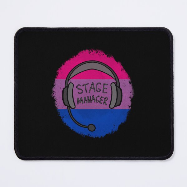 Item preview, Stage Manager Backstage Headset - Bisexual Pride designed and sold by SoybeanTomato.