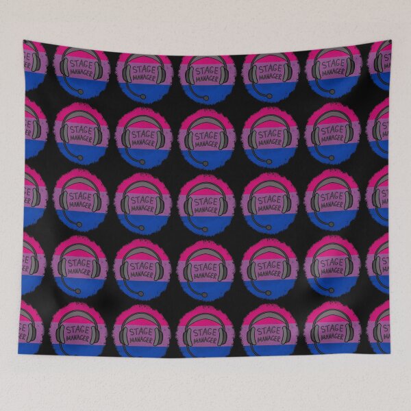 Item preview, Stage Manager Backstage Headset - Bisexual Pride designed and sold by SoybeanTomato.