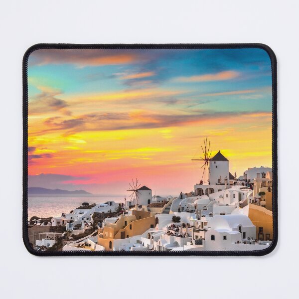Item preview, Santorini, Greece, Beautiful Coastal Sunset, Ocean Views designed and sold by newburyboutique.