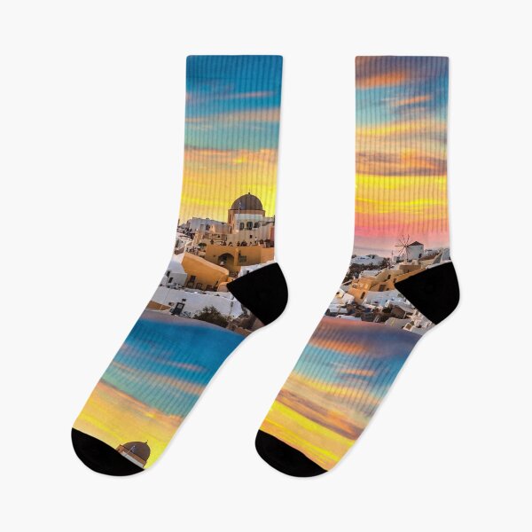 Item preview, Santorini, Greece, Beautiful Coastal Sunset, Ocean Views designed and sold by newburyboutique.