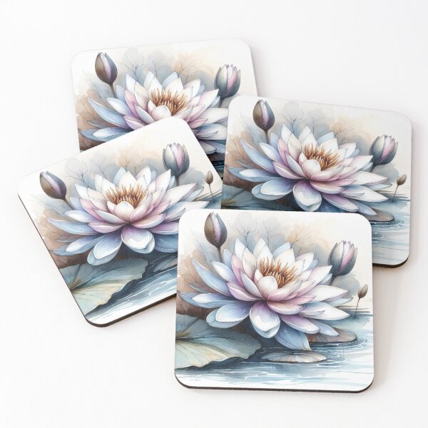 Item preview, subtle lotus flower designed and sold by jkrphoto.