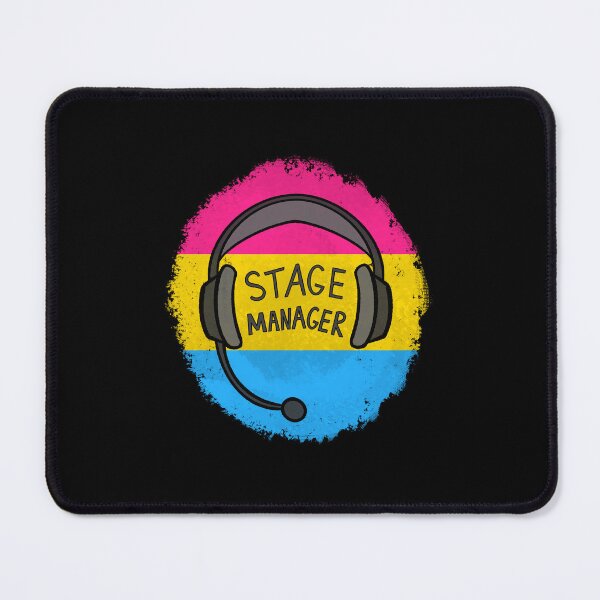 Item preview, Stage Manager Backstage Headset - Pansexual Pride designed and sold by SoybeanTomato.