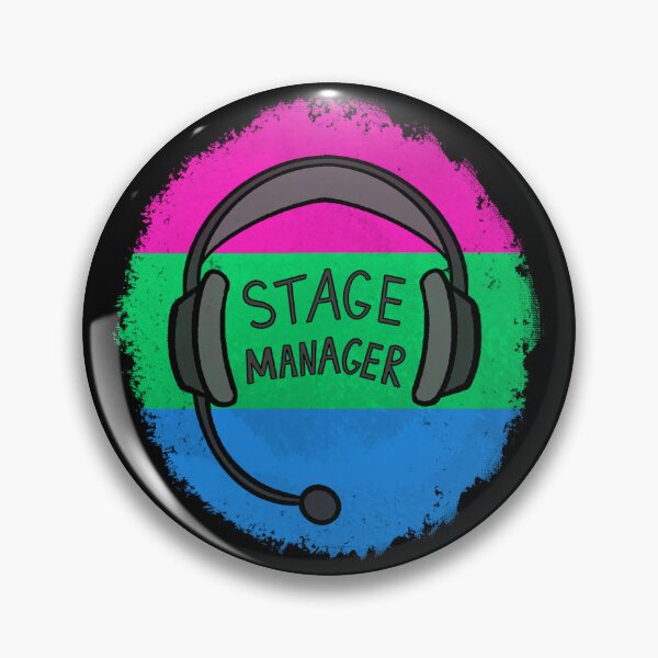 Artikelvorschau, Stage Manager Backstage-Headset - Polysexueller Stolz entworfen und verkauft von SoybeanTomato.