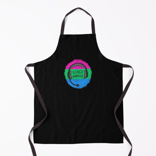 Item preview, Stage Manager Backstage Headset - Polysexual Pride designed and sold by SoybeanTomato.