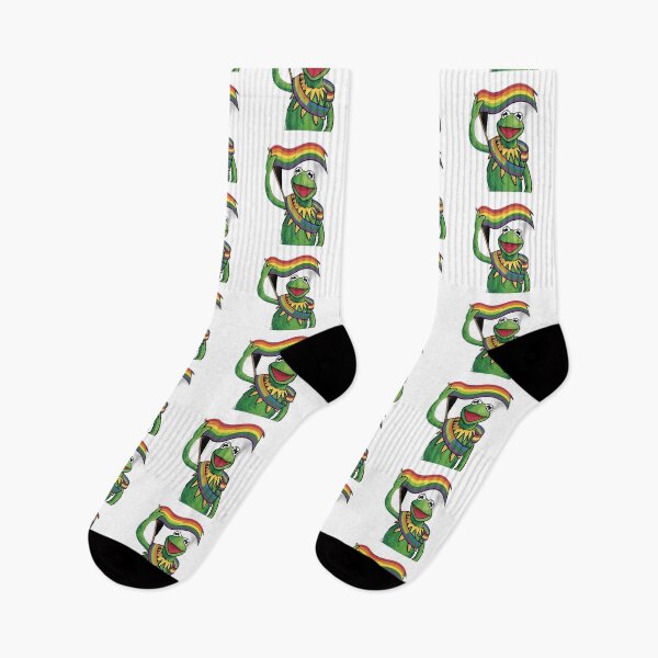 Item preview, pride flag kermit designed and sold by onicaras.