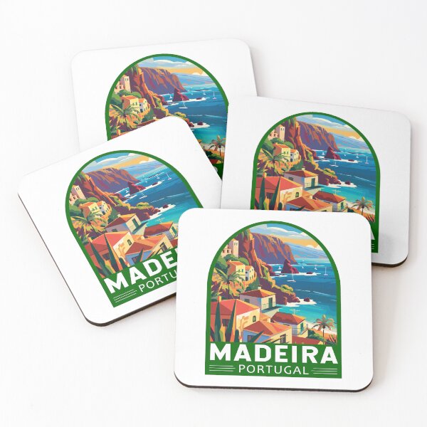 Item preview, Madeira Portugal Travel Art Emblem designed and sold by KrisSidDesigns.