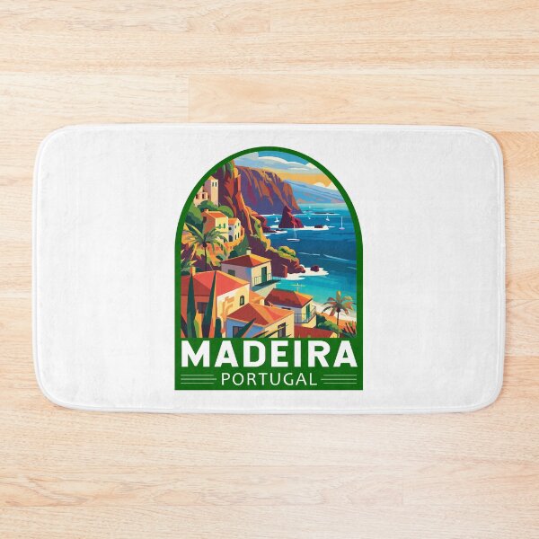 Item preview, Madeira Portugal Travel Art Emblem designed and sold by KrisSidDesigns.