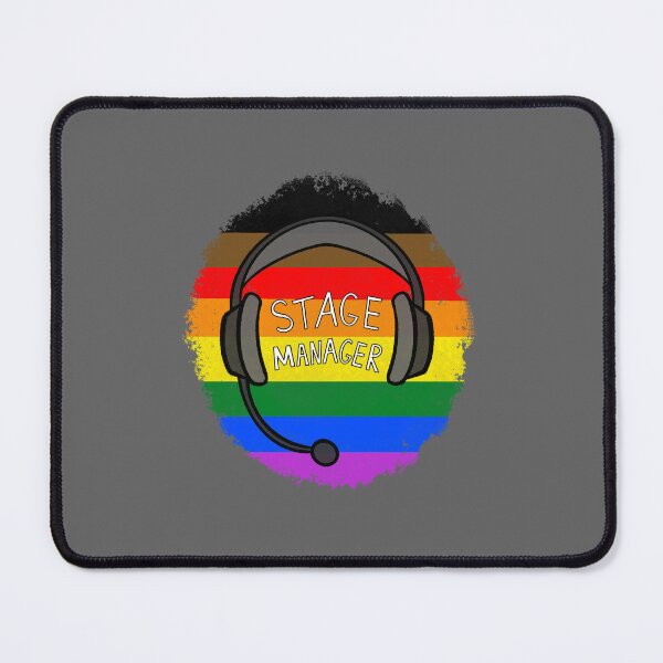 Item preview, Stage Manager Backstage Headset - Gay Pride designed and sold by SoybeanTomato.