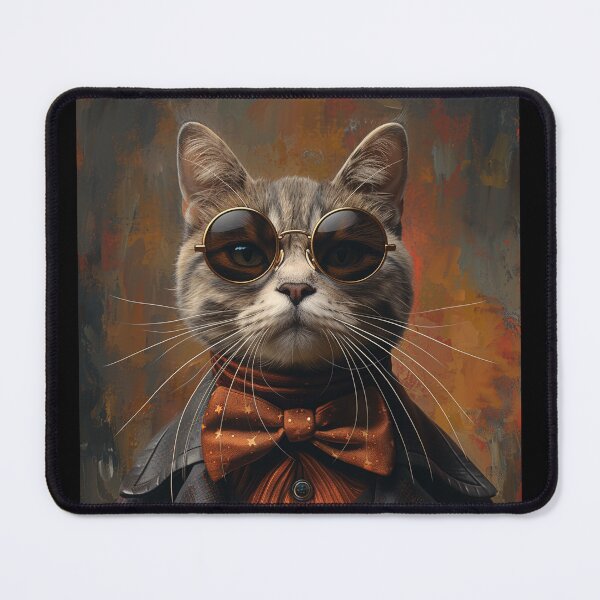 Item preview, Cool Cat Portfolio, Artistic Cat Print, Functional Notebook Organizer, Unique Gift for Artists designed and sold by SavageKitties.