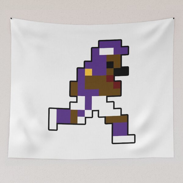 Item preview, 8-Bit Minnesota Retro Pixel Football Player designed and sold by Bo-Bros-Tees.