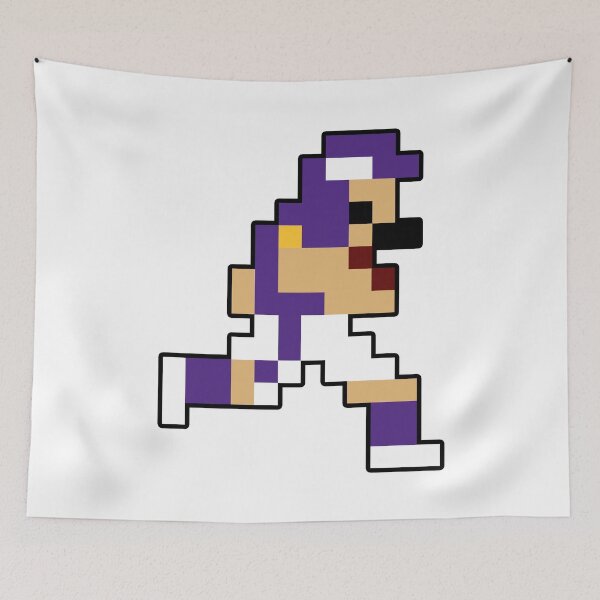 Item preview, 8-Bit Minnesota Retro Pixel Football Player designed and sold by Bo-Bros-Tees.