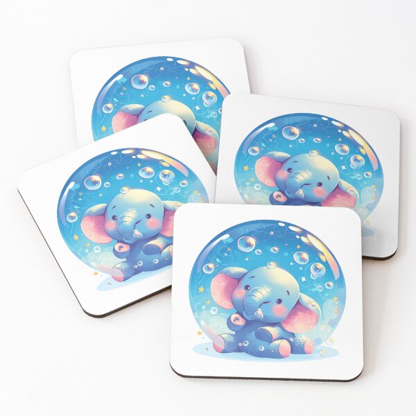 Item preview, Elephant // Cute Elephant art // Elephants // children // Bubbles // Baby Elephant designed and sold by SMARTKIT  DESIGNAGENCY.