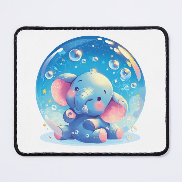 Item preview, Elephant // Cute Elephant art // Elephants // children // Bubbles // Baby Elephant designed and sold by SMARTKIT DESIGNAGENCY.