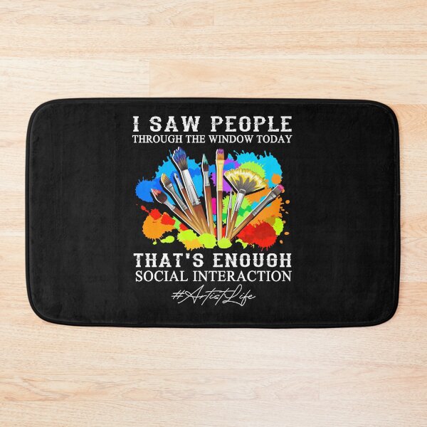 Item preview, I saw people, funny Artist quote design designed and sold by godleo.