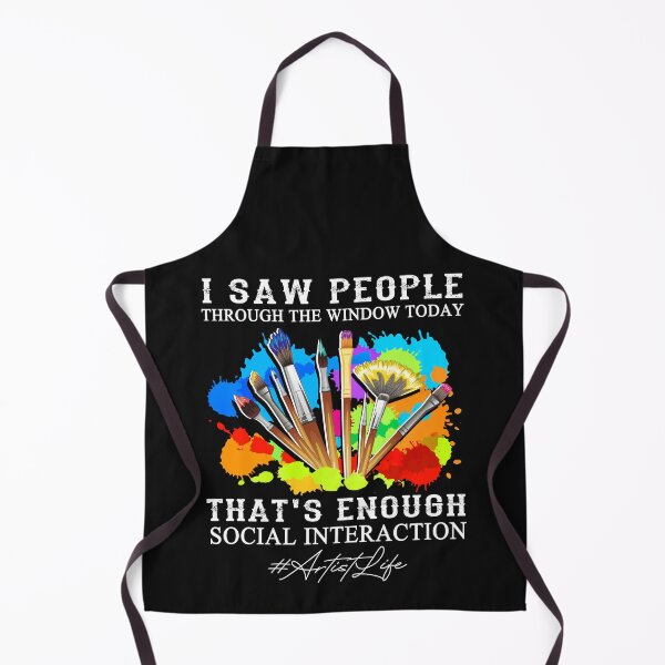 Item preview, I saw people, funny Artist quote design designed and sold by godleo.